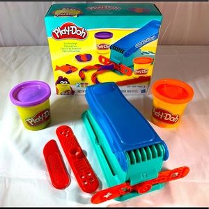 Play-Doh Basic Fun Factory Shape Making Machine with 2 Non-Toxic Play-Doh Colors
